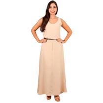 Conjunto Feminino Duna Moda Verão Saia Longa E Blusa Lisa Blusinha Regata Midi Elegante Confort Conjunto Feminino Duna Moda Verão Saia Longa E Blusa Lisa Blusinha Regata Midi Elegante Confort