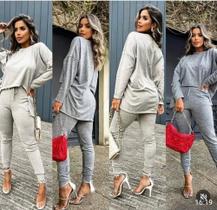 "Conjunto Feminino em Lãsinha Estilo, Conforto e Versatilidade em um Só Look!"