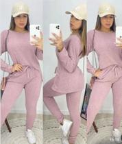 "Conjunto Feminino em Lãsinha Estilo, Conforto e Versatilidade em um Só Look!"