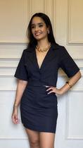 Conjunto Feminino em Linho com Cropped e Saia Alfaiataria Elegante