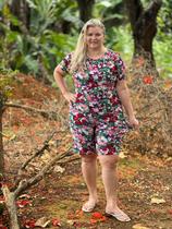 Conjunto Feminino Estampado Liganete Plus Size e Slim Senhoras e Senhoritas Bermuda, Blusa ou Camiseta Conjunto Feminino Estampado Liganete Plus Size e Slim Senhoras e Senhoritas Bermuda, Blusa ou Camiseta