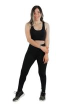 Conjunto Feminino Fitness Legging E Top Roupas De Academia - JinkingStore