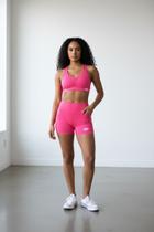 Conjunto feminino fitness raptors Rosa