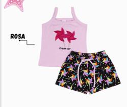 Conjunto feminino infantil 4 6 e 8