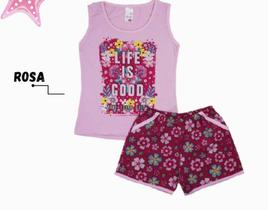 Conjunto feminino infantil 4 6 e 8