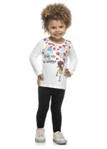 Conjunto Feminino Infantil Balões Coloridos Elian