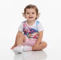 Conjunto Feminino Infantil Blusa c/ Shorts balonê nº 1