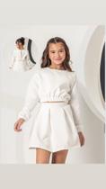 Conjunto feminino infantil branco Conjunto feminino infantil branco