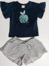 Conjunto feminino infantil - camiseta e shorts Conjunto feminino infantil - camiseta e shorts