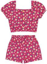 Conjunto Feminino Infantil Ciganinha de Malha - Kely e Kety