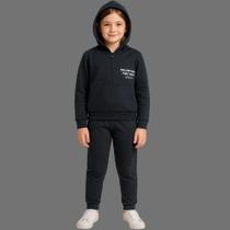 Conjunto Feminino Infantil com Capuz e Zíper Kely & Kety