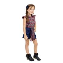 Conjunto feminino infantil duas peças Conjunto feminino infantil duas peças