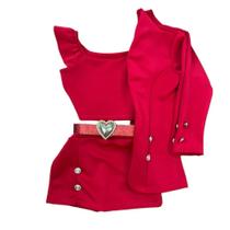 Conjunto Feminino Infantil Inverno Blogueirinha Look Inverno Conjunto Feminino Infantil Inverno Blogueirinha Look Inverno