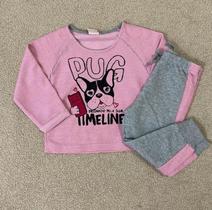 Conjunto feminino infantil inverno Tileesul