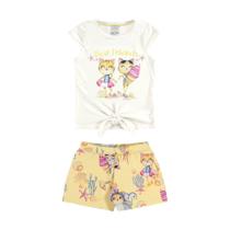 Conjunto Feminino Infantil Malha Modelli - Alakazoo!