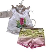 Conjunto feminino infantil - shorts em sarja sublimado