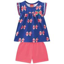 Conjunto feminino- infantil - tamanho 4 ao 8 111466 - kyly