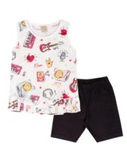 Conjunto feminino infantil verão