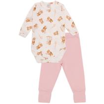 Conjunto Feminino Inverno Bebê Body Com Mijão MINI&CO