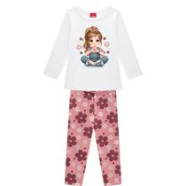 Conjunto Feminino Inverno Menina KYLY Cor:BrancoTamanho:2 Conjunto Feminino Inverno Menina KYLY Cor:BrancoTamanho:2