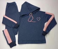 Conjunto feminino inverno moletom modinha menina