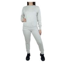 Conjunto Feminino Isabelitta Moletinho Cinza Mescla - 33011