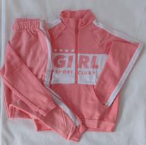 Conjunto Feminino Jaqueta e Calça Moletom Flanelado Malwee Kids Conjunto Feminino Jaqueta e Calça Moletom Flanelado Malwee Kids