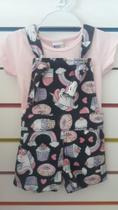 Conjunto feminino Jardineira Conjunto feminino Jardineira