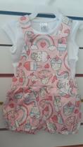 Conjunto feminino Jardineira Conjunto feminino Jardineira