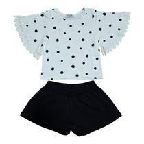 Conjunto Feminino Kukiê Blusa e Short