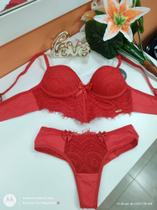 Conjunto feminino lingerie luxo