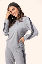 Conjunto Feminino Manga Longa em Moletinho - Lua Encantada