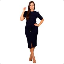 Conjunto Feminino Moda Evangélica Saia E Blusa Saias Midi