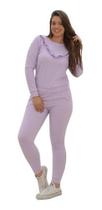 Conjunto Feminino Moletom Malha Crepe Roupa Feminina Modinha