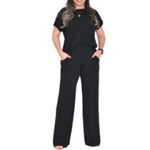 conjunto feminino pantalona calça e blusa