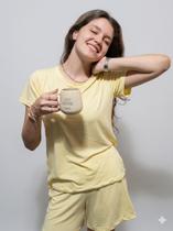 Conjunto Feminino Pijama Brisa Comfy Fresca, Confortável, Não Amassa não da bolinha