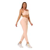 Conjunto Feminino Poliamida Toque Frio Top Decote Alto Calça Jogger Cintura Alta Punho Barra UV50+ Conjunto Feminino Poliamida Toque Frio Top Decote Alto Calça Jogger Cintura Alta Punho Barra UV50+