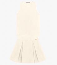 Conjunto Feminino Regata com Saia Trick Nick Off White