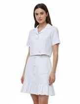 Conjunto Feminino Saia E Blusa Duplo Sentido