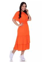 Conjunto Feminino Saia e Cropped Laranja - Hapuk Conjunto Feminino Saia e Cropped Laranja - Hapuk