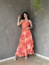 Conjunto Feminino Saia Envelope Babado e Top de Amarrar Viscolinho Sabrina Conjunto Feminino Saia Envelope Babado e Top de Amarrar Viscolinho Sabrina