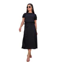 Conjunto Feminino Saia Midi Blusa Moda Elegante Alfaitaria Conjunto Feminino Saia Midi Blusa Moda Elegante Alfaitaria