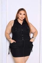 Conjunto Feminino Short Saia E Blusa Regata Plus Size