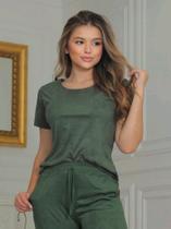 Conjunto Feminino Suede Blusinha E Calça Jogguer Sued Conjunto Feminino Suede Blusinha E Calça Jogguer Sued