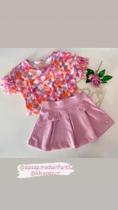 Conjunto feminino tamanho 8 verão
