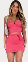 Conjunto Feminino Top Bojo e Saia