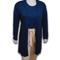 Conjunto Feminino Twin Set Feel Soft Tecido de Malha Plus Size