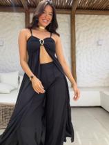 Conjunto Feminino Veronica Sensual elegante Seda Conjunto Praia Noite Escritório Casa Festa do chá de bebê Jardim Sessão de fotos R