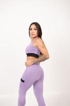 Conjunto Femino Fitness Luxury Calça e Top Esportivo