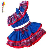 Conjunto Festa Junina Ciganinha + Bunda Rica Caipirinha